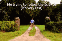 follow the science running