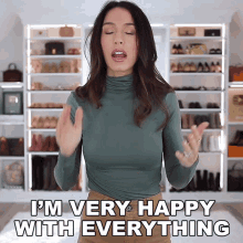 M Very Happy With Everything Shea Whitney GIF - M Very Happy With Everything Shea Whitney I Feel Great With What I Have GIFs