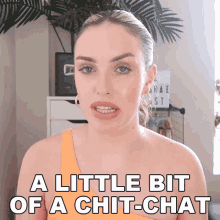 A Little Bit Of A Chit Chat Stella Rae GIF - A Little Bit Of A Chit Chat Stella Rae Lets Talk For A While GIFs