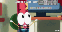 Youre Right I Love It Too Agree GIF - Youre Right I Love It Too Agree Same Taste GIFs