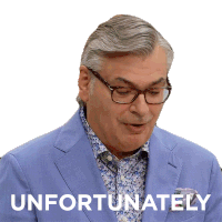 Unfortunately The Great Canadian Baking Show Sticker - Unfortunately The Great Canadian Baking Show Sad News Stickers