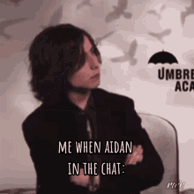 Aidan Gallagher GIF - Aidan Gallagher Umbrella GIFs