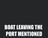 Boat Leaving The Port Lumiere GIF - Boat Leaving The Port Lumiere Boat GIFs