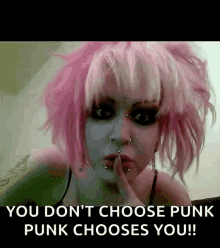 emo girl punk punk chooses you