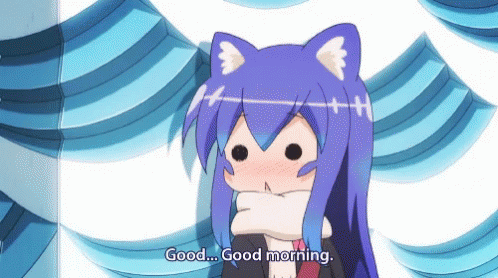 Good morning cute pretty girl anime HD wallpaper  Peakpx