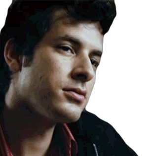 Staring Mark Ronson Sticker - Staring Mark Ronson Oh My God Song Stickers