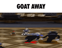 Goat Away GIF - Goat Away Toontown GIFs