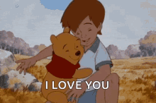 Love You Too Winnie The Pooh GIF - Love You Too Winnie The Pooh Disney GIFs