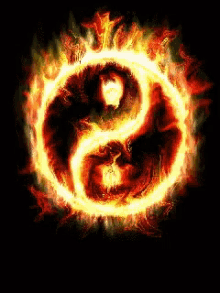 Yin And Yang Yin Yang GIF - Yin And Yang Yin Yang Flaming Yin Yang GIFs