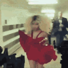 Fadreturns Nicki Minaj GIF - Fadreturns Nicki Minaj Red Dress GIFs