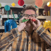 Party Blowers John Green GIF - Party Blowers John Green Project For Awesome GIFs