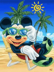 Sunshine Mickey GIF - Sunshine Mickey Sunglasses GIFs