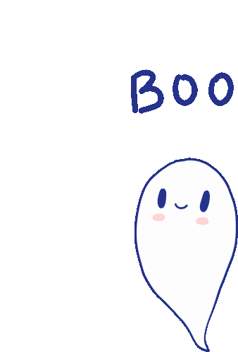 Ghost Cute Sticker - Ghost Cute Boo Stickers