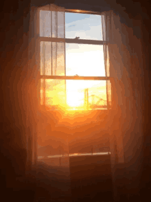summer sunset window breeze