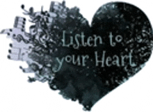 Heart Black GIF - Heart Black Quote On Heart GIFs