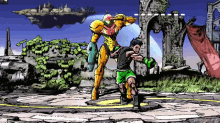 Punch Out! GIF - Super Smash Brothers Samus Punch GIFs