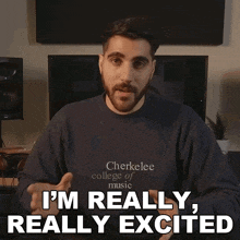Im Really Really Excited Rudy Ayoub GIF - Im Really Really Excited Rudy Ayoub Im Ecstatic GIFs