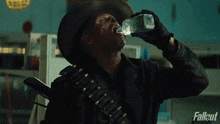 Drinking Alcohol Cooper Howard GIF - Drinking Alcohol Cooper Howard The Ghoul GIFs