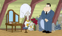 American Dad Roses GIF - American Dad Roses Smile GIFs