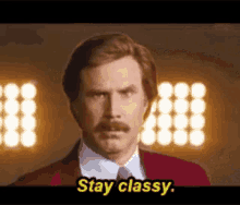Stay Classy Anchorman GIF - Stay Classy Anchorman The Legend Of Ron Burgundy GIFs