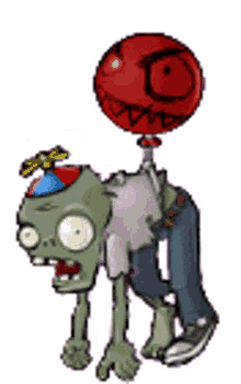 pvz zombie balloons flying floating