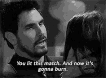 you lit this match and now its gonna burn bill spencer steffy forrester bold and beautiful
