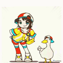 duck girl