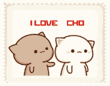 I Love Cho Cute GIF - I Love Cho Cute Sweet GIFs