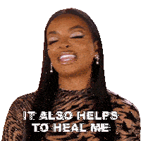 It Also Helps To Heal Me Brooke Bailey Sticker - It Also Helps To Heal Me Brooke Bailey Basketball Wives Stickers