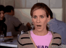 Shocked GIF - Satc Sex And The City Carrie Bradshaw GIFs
