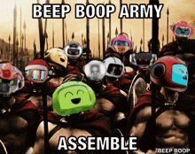 Beep Boop Army Assemble GIF - Beep Boop Army Beep Boop Assemble GIFs