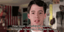 Ferris Bueller School GIF - Ferris Bueller School GIFs