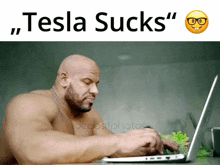 Tesla Man Typing GIF - Tesla Man Typing Laptop GIFs