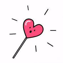 object heart magic wand surprised astonished
