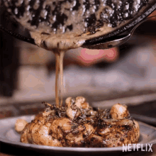 Adding Sauce High On The Hog How African American Cuisine Transformed America GIF - Adding Sauce High On The Hog How African American Cuisine Transformed America Ready To Serve GIFs