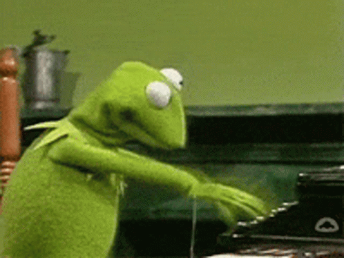 Typing Kermit GIF – Typing Kermit The – discover and share GIFs