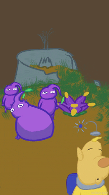 Purple Pikmin Dumpy GIF