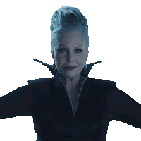 a woman with gray hair and a black jacket