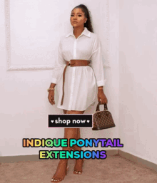 Ponytail Hair Extensions GIF