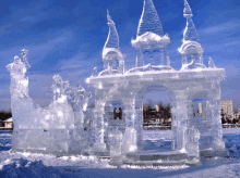 Jégvarázs Ice Castle GIF