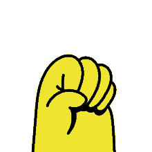 fist pump miscfit yellow fist
