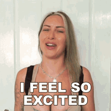 I Feel So Excited Tracy Kiss GIF - I Feel So Excited Tracy Kiss Im So Thrilled GIFs