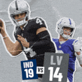 Las Vegas Raiders (14) Vs. Indianapolis Colts (19) Third-fourth Quarter Break GIF - Nfl National Football League Football League GIFs