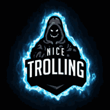 Nice Trolling Logo GIF - Nice Trolling Logo Blue Flames GIFs