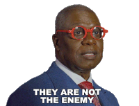 They Are Not The Enemy Richard Lane Sticker - They Are Not The Enemy Richard Lane The Good Fight Stickers