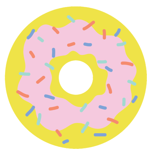 Donut Sprinkles Sticker - Donut Sprinkles Yum Stickers