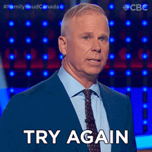 Try Again Gerry Dee GIF - Try Again Gerry Dee Family Feud Canada GIFs