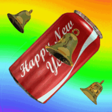 Happy New Year New Year Coke GIF - Happy New Year New Year Coke New Year Drink GIFs