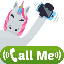 call me unicorn life joypixels dial my number unicorn