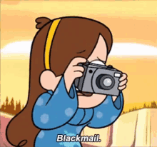 Mabel'S Got Blackmail GIF - Mabel Pines Blackmail Camera GIFs